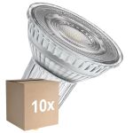 Multipack 10x Ledvance LED Spot GU10 PAR16 6.1W 575lm 60D - 927 Extra Warm White | Best Colour Rendering - Dimmable - Replaces 80W